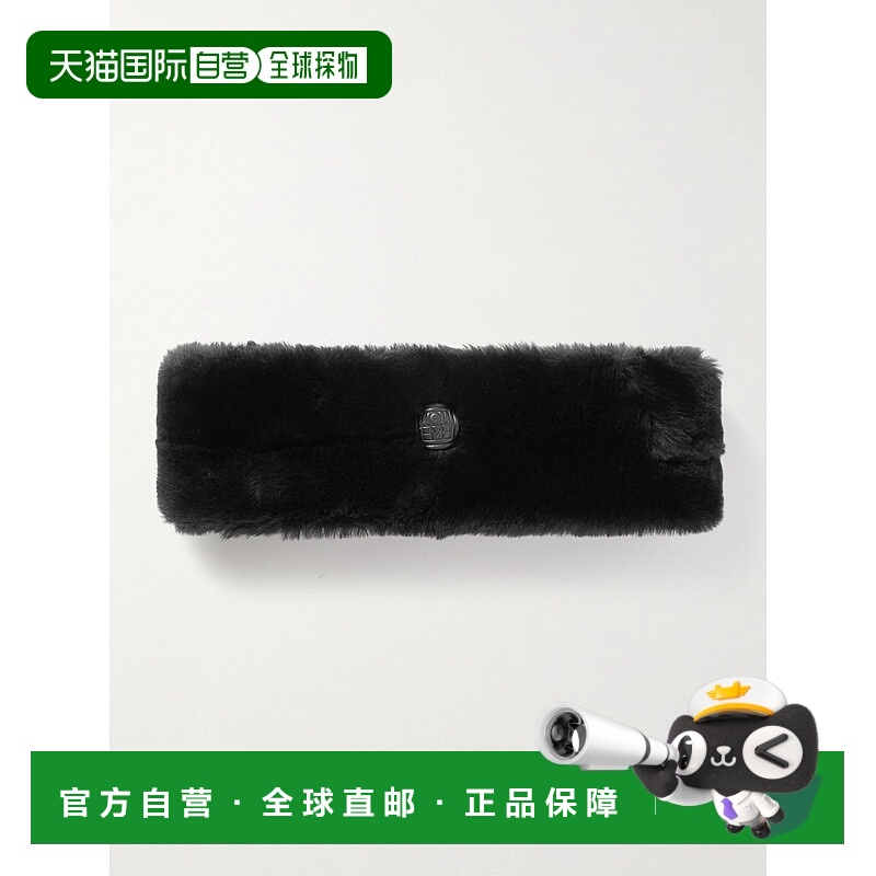 1h可退 潮奢 TOTÊME 女士 皮革饰边毛羊皮头带 254WSH0041LE0165B