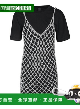 PINKO 女士连衣裙 105144A2LTZ99 SS2025 花色 Black Cotton T-Sh