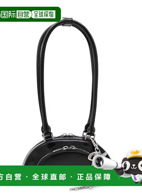 1h可退 潮奢 Self-Portrait 女士 黑色皮革迷你手提包包 PF25313A