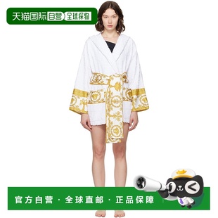 浴袍 versace Short Baroque ♡ 白色 女士 范思哲 潮奢 1h可退