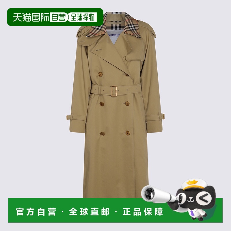 1h可退 BURBERRY 女士大衣 8111157C2981 AW2025 驼色 Sage green