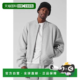 alo yoga 纯色宽松飞行员夹克外套 男款