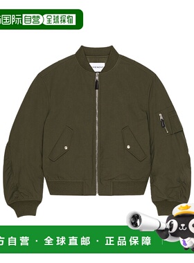 GIVENCHY 男士夹克 BM01FU164Z305 SS2026 绿色 ‘bomber’ jacke