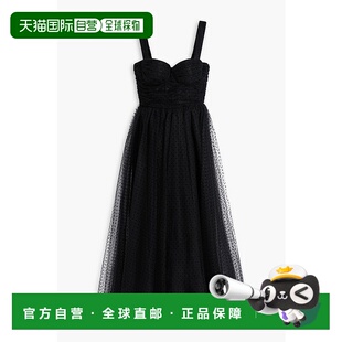 1h可退 潮奢 ZIMMERMANN 女士 泡泡纱植绒薄纱中长连衣裙 6996DF2