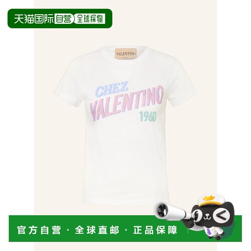 VALENTINO 女士T恤 100319981811000 CO 白色 T-shirt