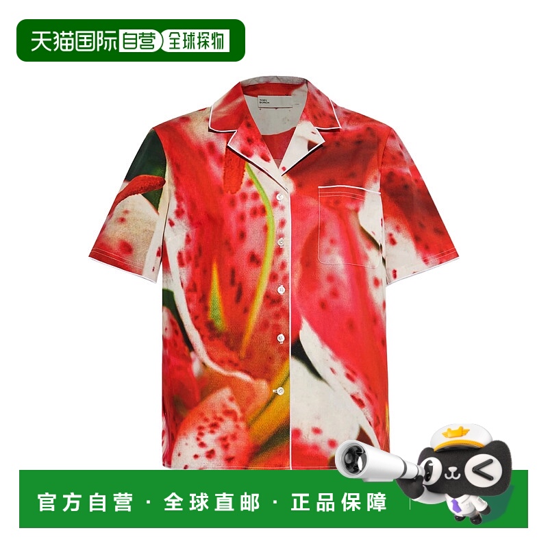 1h可退 TORY BURCH 女士T恤 170957651 CO 花色 COTTON CAMP SHIR