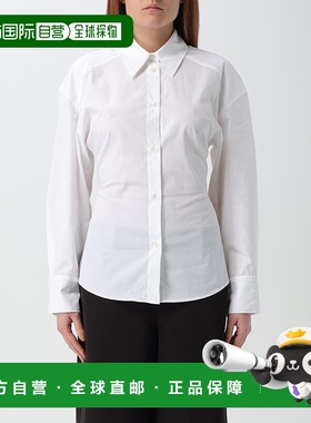 1h可退 MOSCHINO 女士衬衫 020732270001 SS2025 白色 Camicia Mo