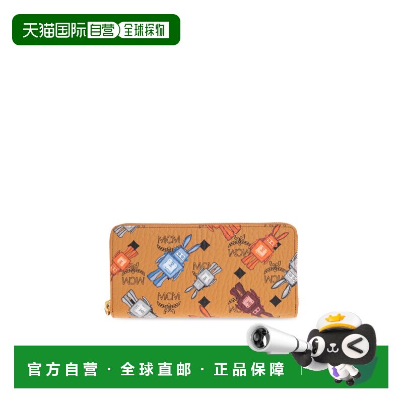 MCM 男士钱包 MXLGSTA01CO SS2026 棕色 logo钱包