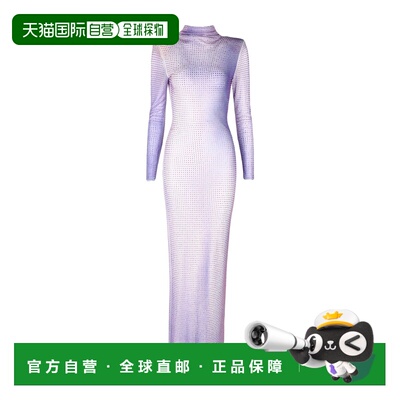 Self-Portrait 女士 长款连衣裙 purple紫色 舒适时尚长裙