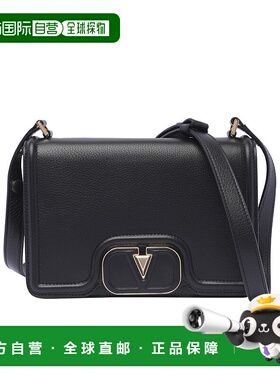 VALENTINO 女士斜挎包 B0N10LFN0NO AW2024 黑色 logo标识单肩包