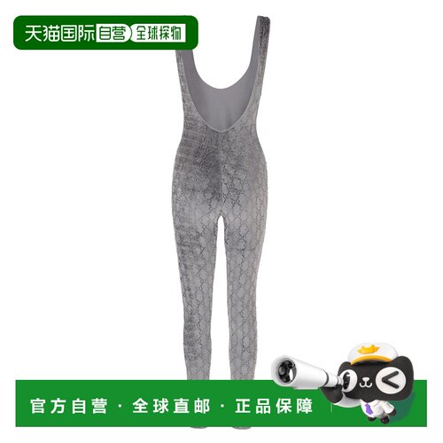 1h可退 GUCCI 女士连体裤 850293XUANS1037 CO 黑色背带裤