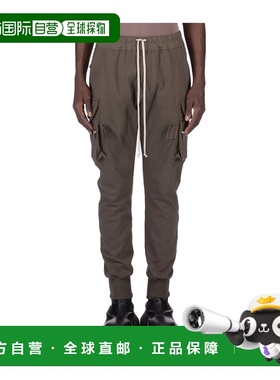 RICK OWENS 男士休闲裤 RU02E1396BA25 AW2025 军绿色