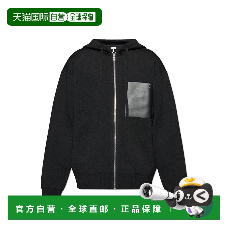 1h可退 LOEWE 男士卫衣 H526Y16KAS0BLACK SS2026 黑色 Wool swea