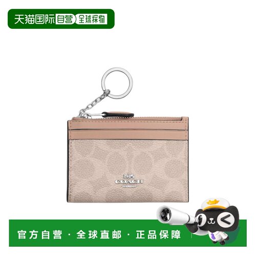 COACH 女士钱包 CW870SVPWH SS2025 蔻驰徽标 花色卡包
