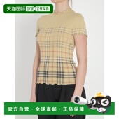 BURBERRY SHIRT SS2026 浅棕色 女士T恤 8119042B9368