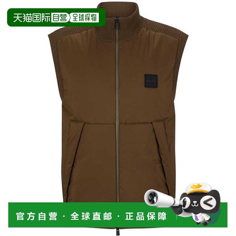 1h可退 潮奢 BOSS 波士 男士 P-Orbito 10250906 01 针织衫