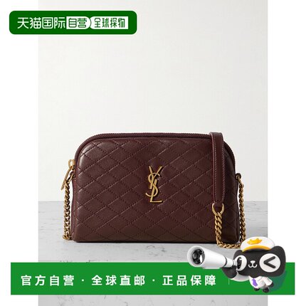 潮奢 Saint Laurent 圣罗兰 女士 徽标单肩包 7336671EL07钱包