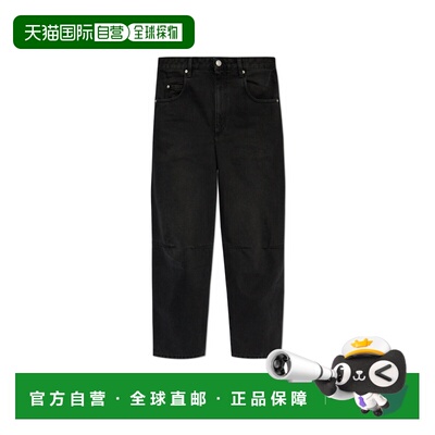 ISABEL MARANT 女士牛仔裤直筒裤 PA0525FAB1H04IFADEDBLACK