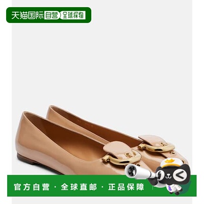 1h可退 潮奢 Salvatore Ferragamo 菲拉格慕 女士 Oxide 漆皮芭蕾