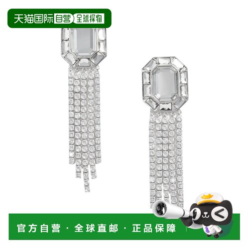 SELF-PORTRAIT 女士耳饰 646ESILVER SS2026 银色 Crystal Drople