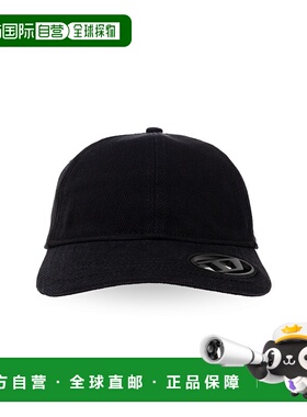 DIESEL 男士帽子 CPLAKA113570PFAA9XX CO 黑色 ‘C-PLAK’ baseb