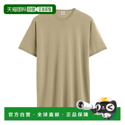 TOTEME 女士T恤 253WRT0531YA0079272 AW2026 卡其色短袖