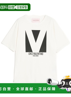 VALENTINO 女士T恤 BMG24H95WA03 CO 白色 短袖T恤
