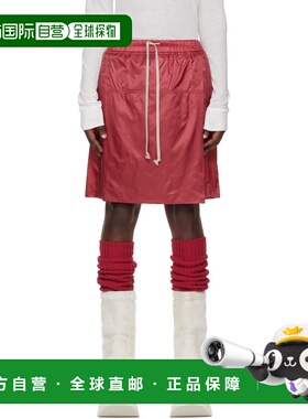 1h可退 潮奢 rick owens 瑞克 欧文斯 男士 Moncler + 红色 Kilt