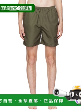 1h可退 潮奢 Nanushka 男士 绿色 Kenan 泳裤 NM22SWST002