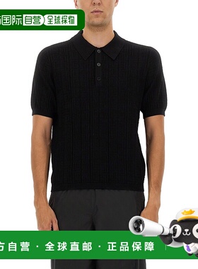 BALMAIN 男士POLO衫 FH1GB067KI630PA AW2025 黑色男装