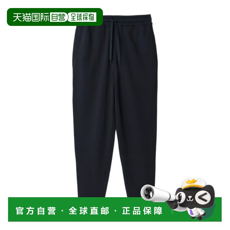 BURBERRY 女士休闲裤 80847681 SS2024 黑色 logo标识褶裥运动裤 - 天猫国际探物中国香港出品