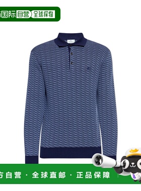 1h可退 ETRO 男士POLO衫 MRKF0028AQ415S9884 SS2026 深蓝色男装