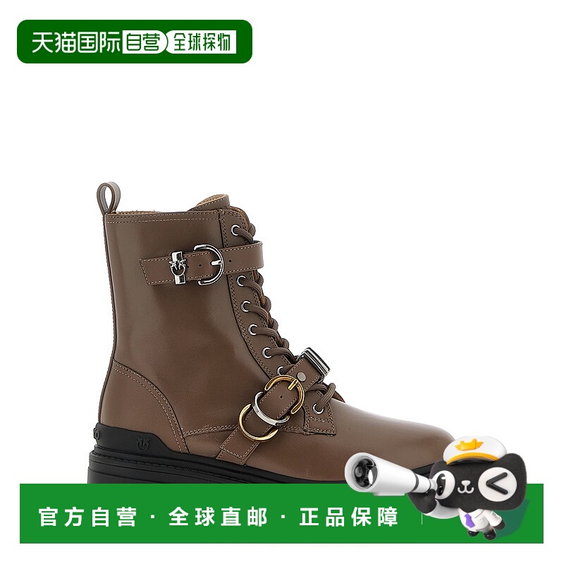 1h可退 PINKO 女士靴子 SD0407P087L15 AW2025 浅棕色 Mia 19 Ank