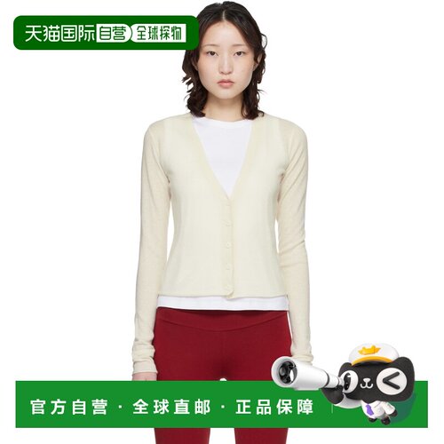 SKIMS 女士 灰白色 Featherweight Cashmere 开衫 TPLST10281WEGR