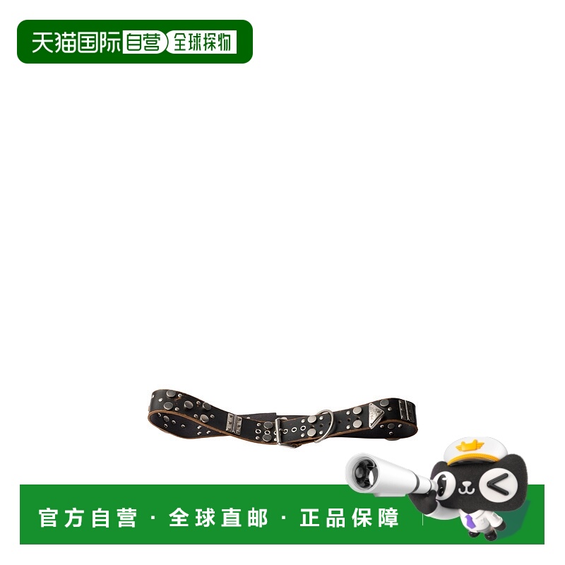 1h可退 PRADA 男士腰带 2CS1222C7ZF0002 SS2025 花色 铆钉皮带