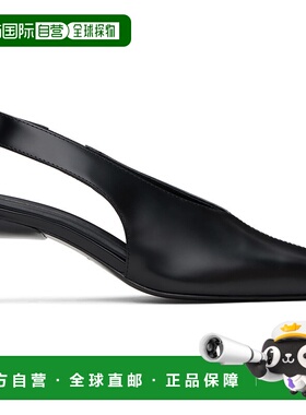 1h可退 潮奢 ST.AGNI 女士 黑色 Square Toe 高跟鞋 S25124BLK