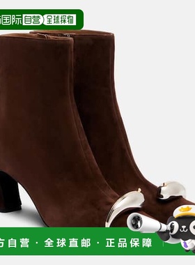 1h可退 潮奢 Tory Burch 托里 伯奇 女士 Pierced XL 65 绒面革短