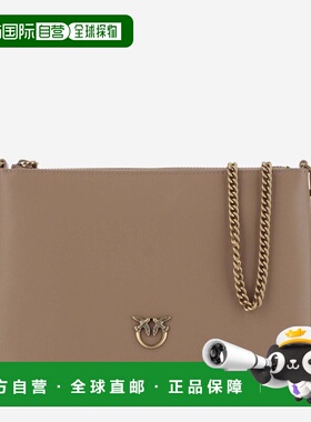 PINKO 女士斜挎包 100455A0F1D01Q CO 棕色手提包单肩包