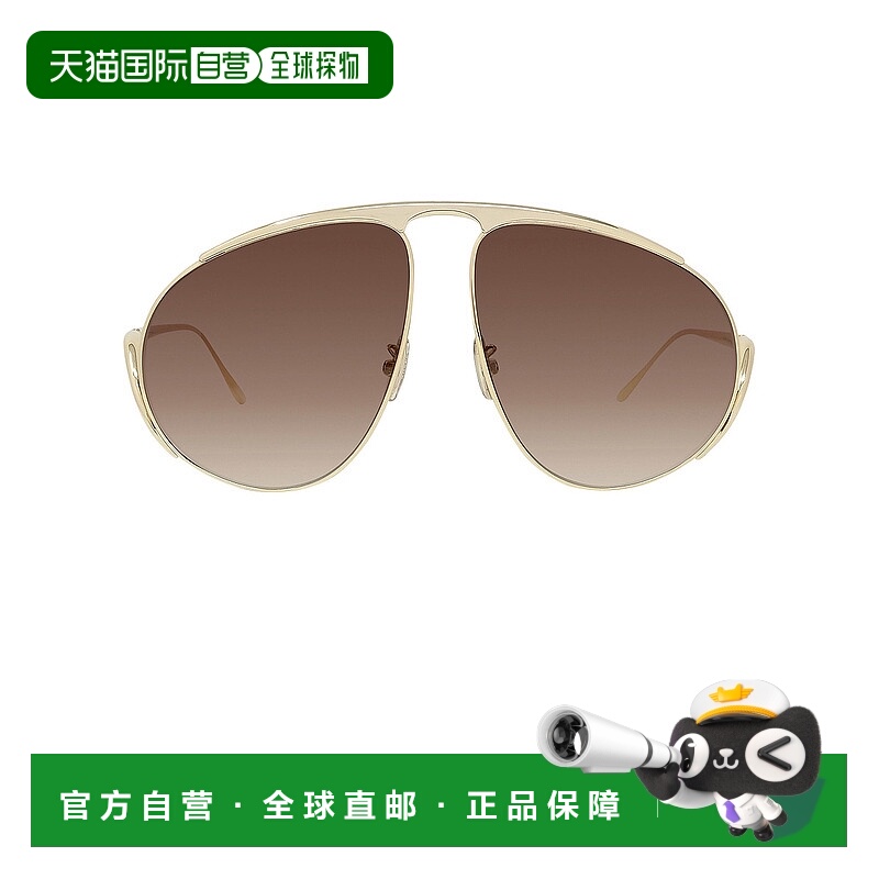 1h可退 潮奢 LOEWE 罗意威 女士 飞行员太阳眼镜 LW40180U61