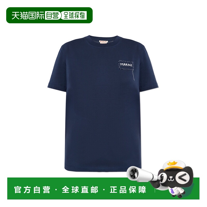 1h可退 MARNI 女士T恤 THJE0293X0UTC44600B99 AW2025 深蓝色