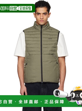 1h可退 潮奢 BOSS 波士 男士 卡其色 Water-Repellent Reflective