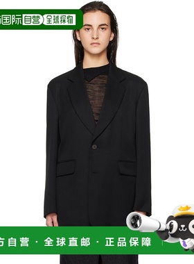 1h可退 潮奢 Wooyoungmi 吴阳米 女士 黑色 Single 西装外套 M243