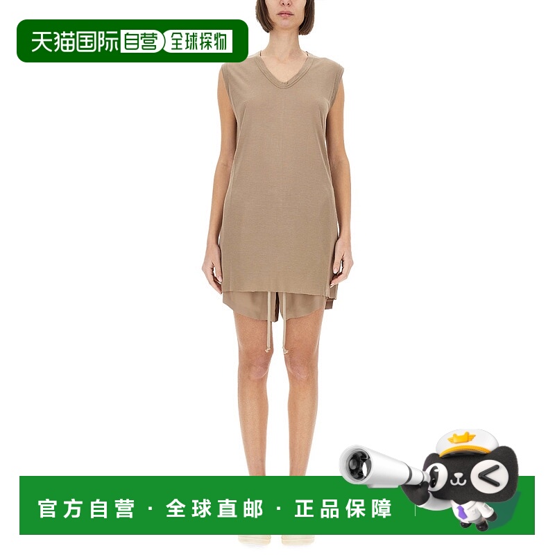 1h可退 RICK OWENS 女士T恤 RP01E7102 SS2025 粉红色