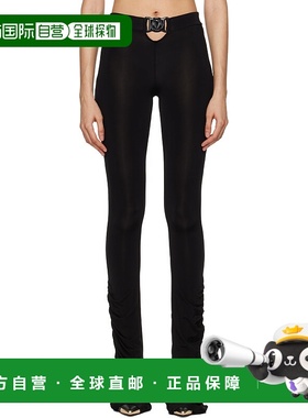1h可退 潮奢 Versace Jeans 范思哲 女士 黑色 V-Emblem Ruched