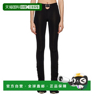 Jeans 范思哲 Emblem 潮奢 Ruched Versace 黑色 1h可退 女士
