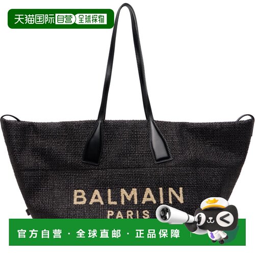 Balmain 巴尔曼 女士 黑色 Track 托特包 GN1FI015TRAA0PANOIR