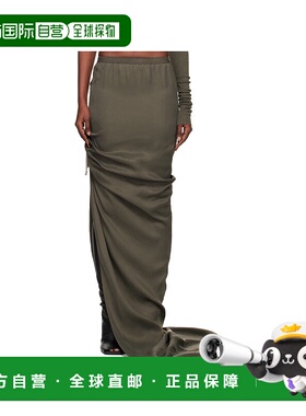 RICK OWENS 女士休闲裤 RP02E4359HSCH25 AW2025 军绿色