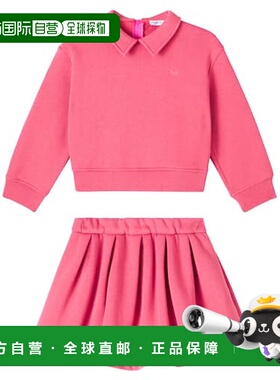 1h可退 潮奢 il gufo 女童 Freesia sweatshirt 抓绒裙摆套装童装