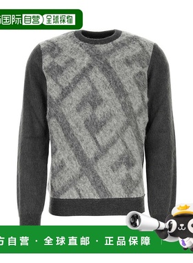 FENDI 男士卫衣 FZX091APJJF1ML0-5 AW2023 灰色 Fendi Knitwear