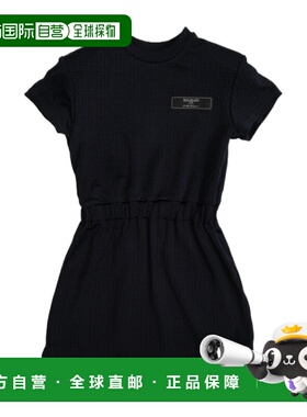 BALMAIN 女童连衣裙 BW1D31J047260K SS2025 黑色